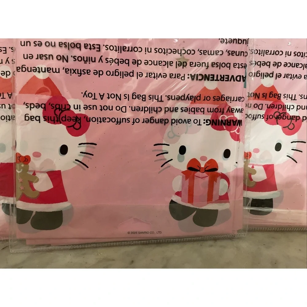 Hello Kitty Christmas Holiday Party Large‎ Tablecloths Pink Napkins Sanrio